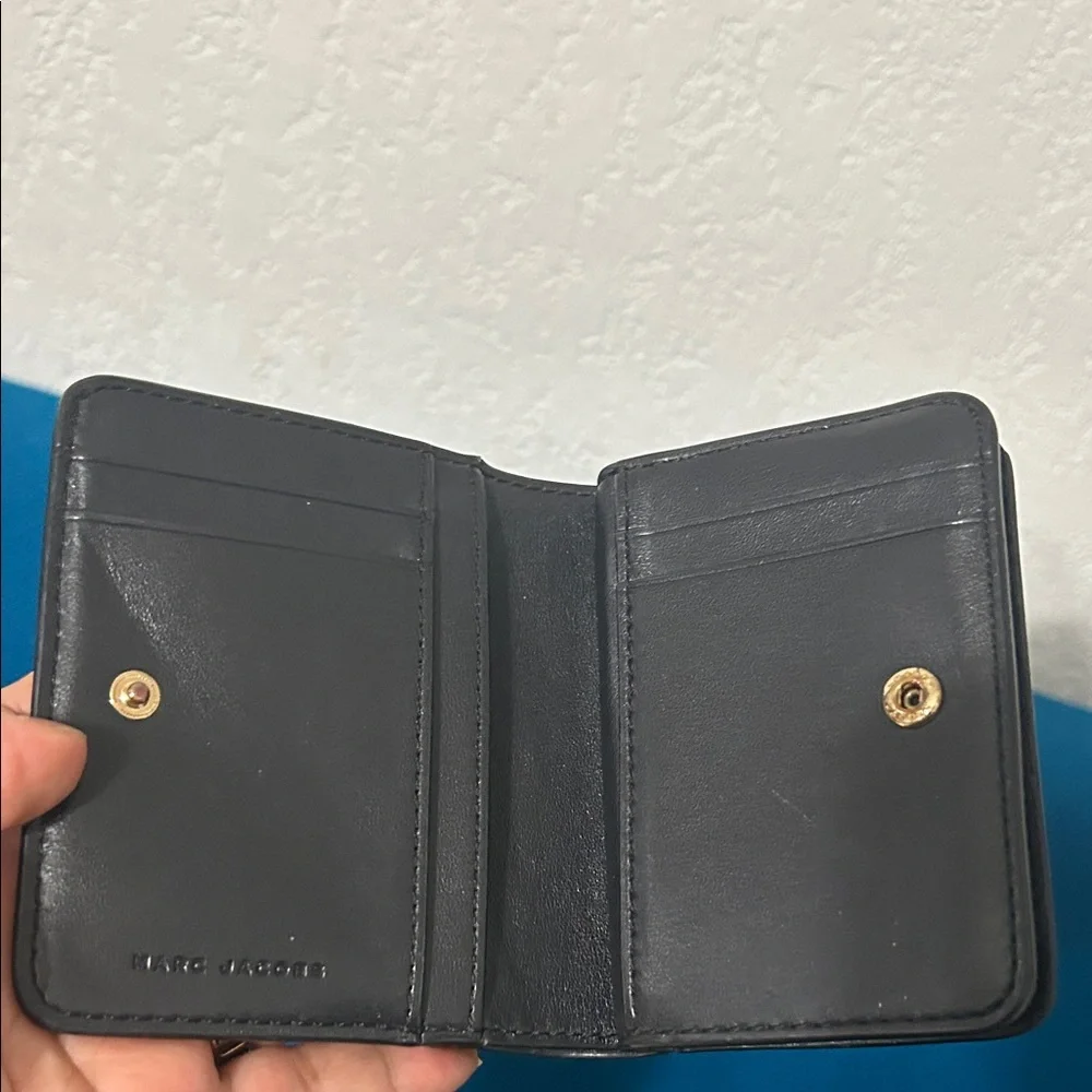 Marc Jacobs Black Leather Card Holder